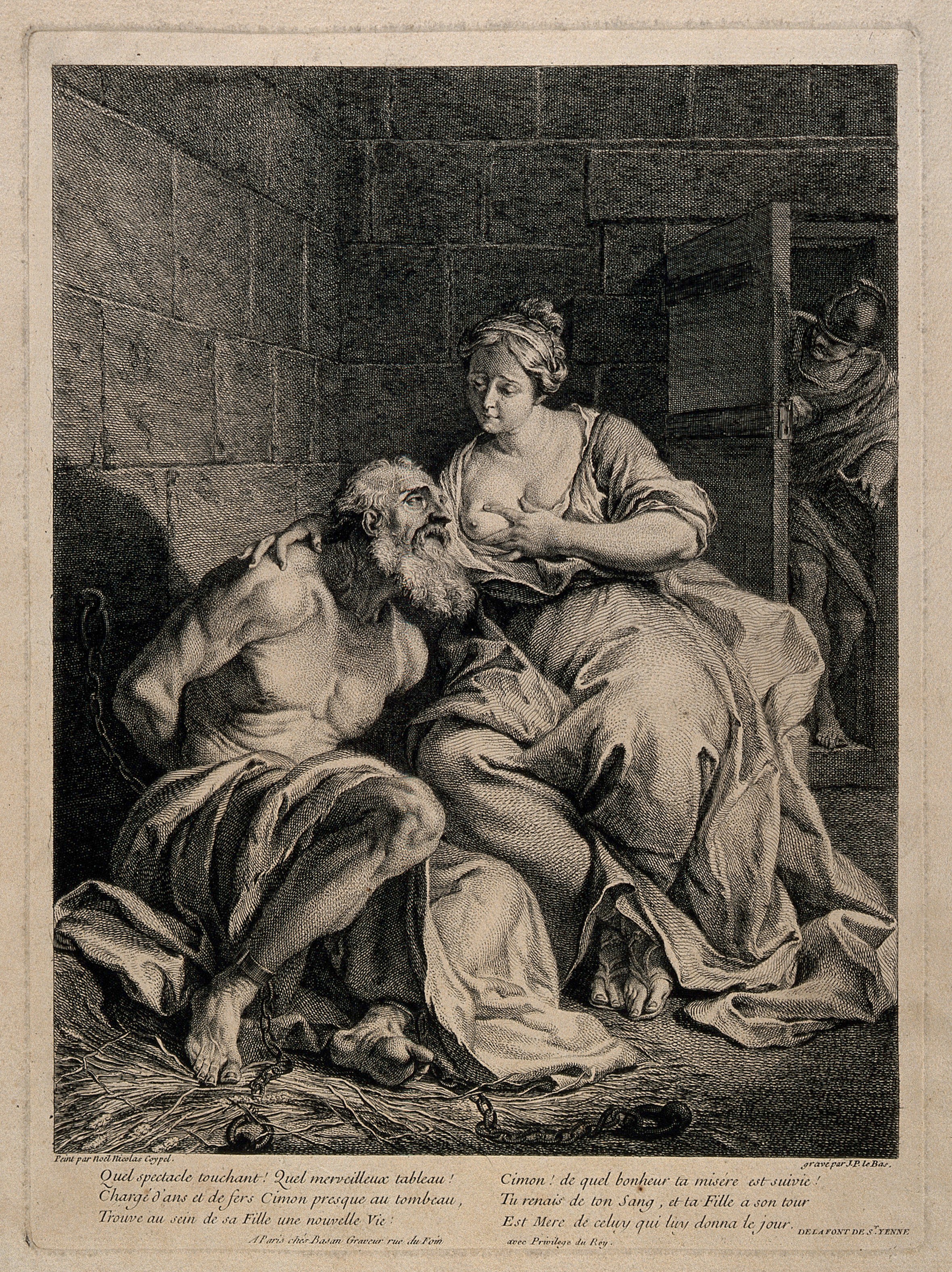 Pero breast-feeding her father Cimon in prison
